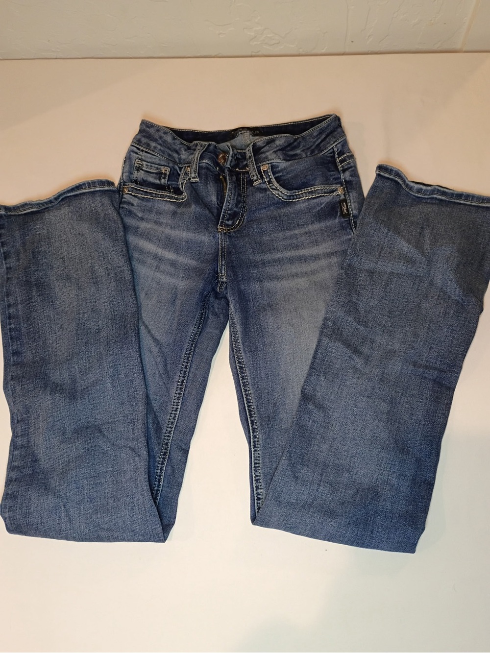 silver Women's Blue Bootcut Jeans
